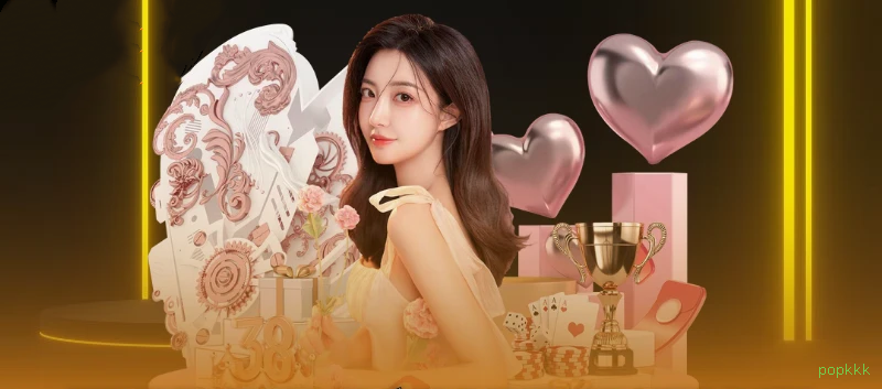 Imagem promocional da popkkk mostrando a plataforma e suas vantagens